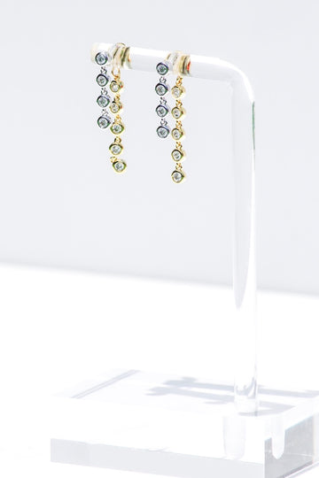 SOLAR EARRINGS- DUO MIXED METAL